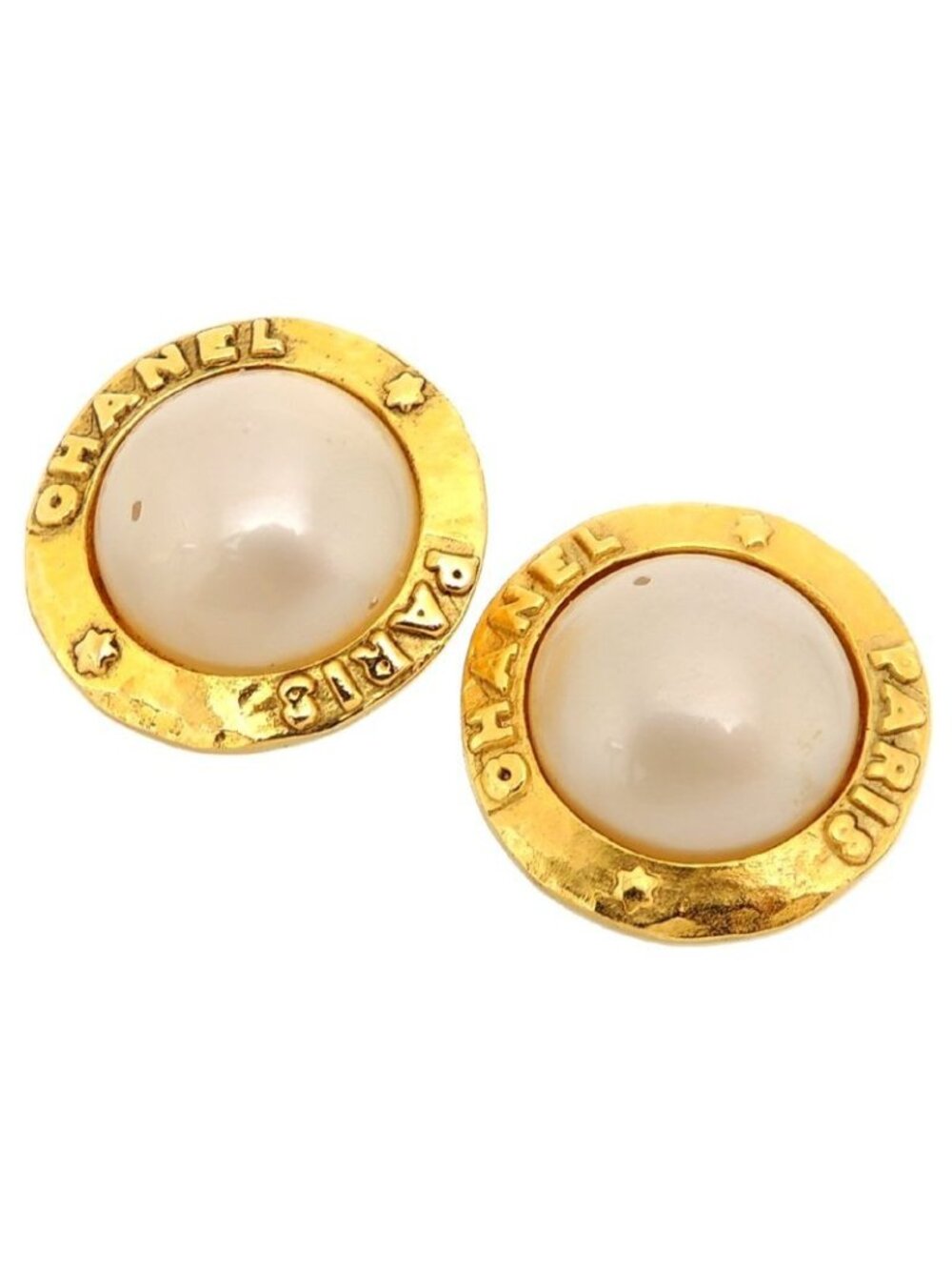 Chanel Vintage Pearl Gold-Tone